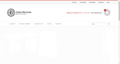 Desktop Screenshot of dieglobewernicke.de