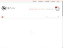 Tablet Screenshot of dieglobewernicke.de